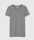 T-shirt col rond iconique en coton Femme