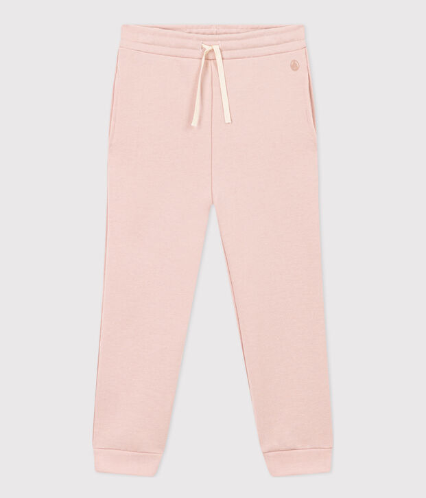 Fleece joggingbroek voor meisjes roze