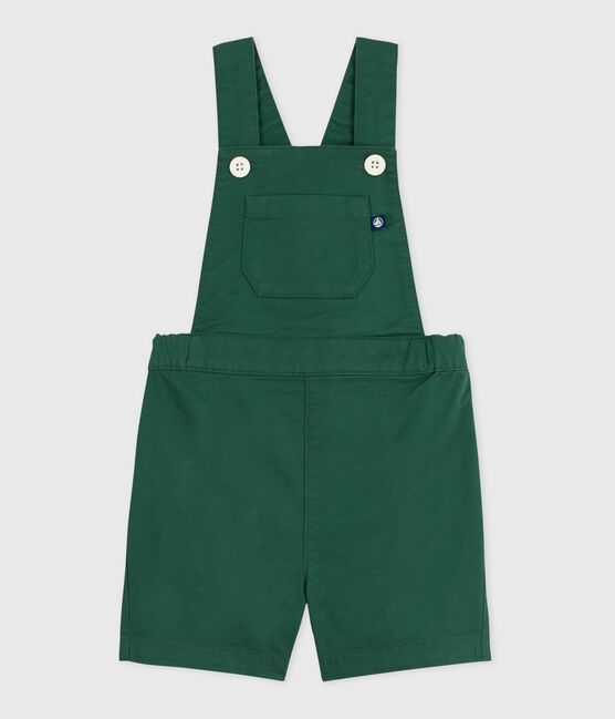 Salopette bébé en serge de coton jambes courtes, unie WILLOW