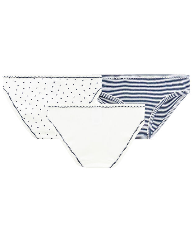 Drie meisjesonderbroeken multicouleur