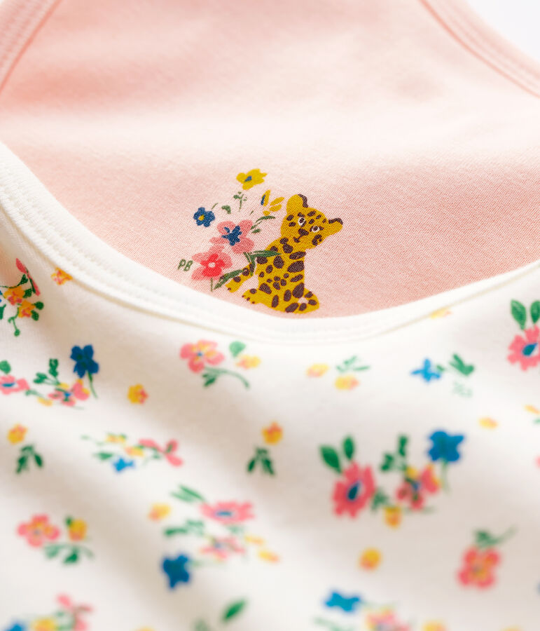 Set van 2 slabbetjes van biologisch katoen multicouleur