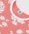 Meisjesnachthemd met Hawaïprint in katoen roze PAPAYE/ MARSHMALLOW