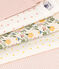 Lot de 5 bodies manches courtes fleurs en coton bébé variante 1