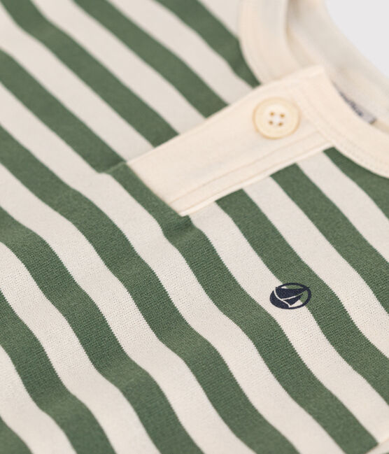 T-shirt met korte mouwen in jerseystof voor baby's groen CROCO/ AVALANCHE