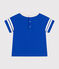 Tee-shirt manches courtes en jersey fin bébé bleu CALVIN
