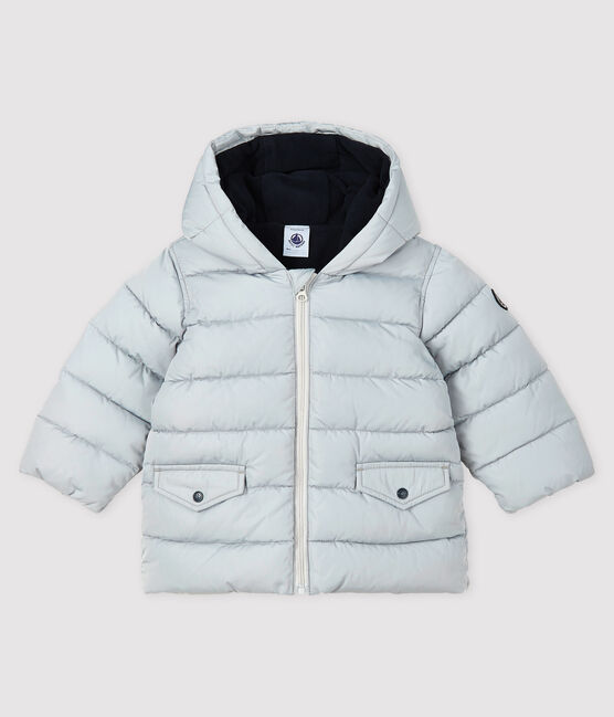 Gecapitonneerde donsjas baby jongen grijs GRIS CLAIR