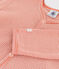 Katoenen babypyjama met milleraies-streepjes roze BRANDY/wit MARSHMALLOW