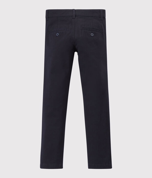 Pantalon enfant gar&ccedil;on bleu marine