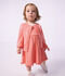 Cardigan b&eacute;b&eacute; en coton uni corail