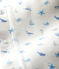 Bodyjama zonder voetjes baby van gebreide stof wit MARSHMALLOW/wit MULTICO