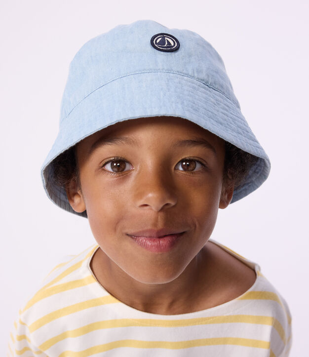 Bob enfant en denim bleu
