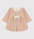 Robe à rayures bébé en tubique en coton
