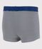 Iconisch zwempak voor jongens blauw MEDIEVAL/wit MARSHMALLOW