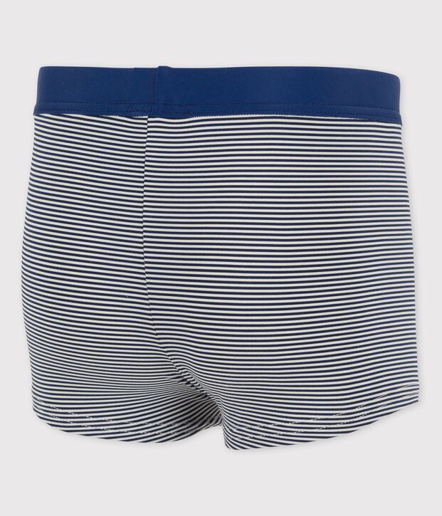 Iconisch zwempak voor jongens blauw/wit