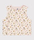 GILET SANS MANCHE REVERSIBLE EN COTON BÉBÉ