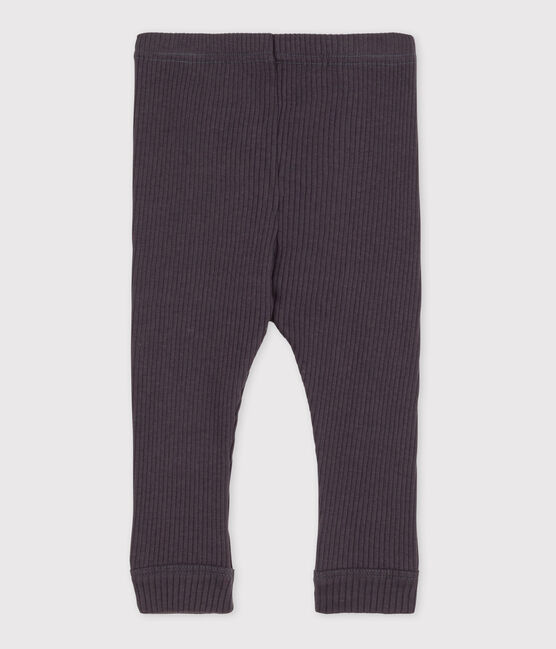 Babylegging van geribd breisel. grijs DUMBO