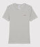 Gestreept katoenen T-shirt voor dames "Je t'aime" wit MARSHMALLOW/blauw SMOKING