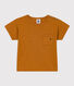 Tee-shirt manches courtes bébé en jersey flammé