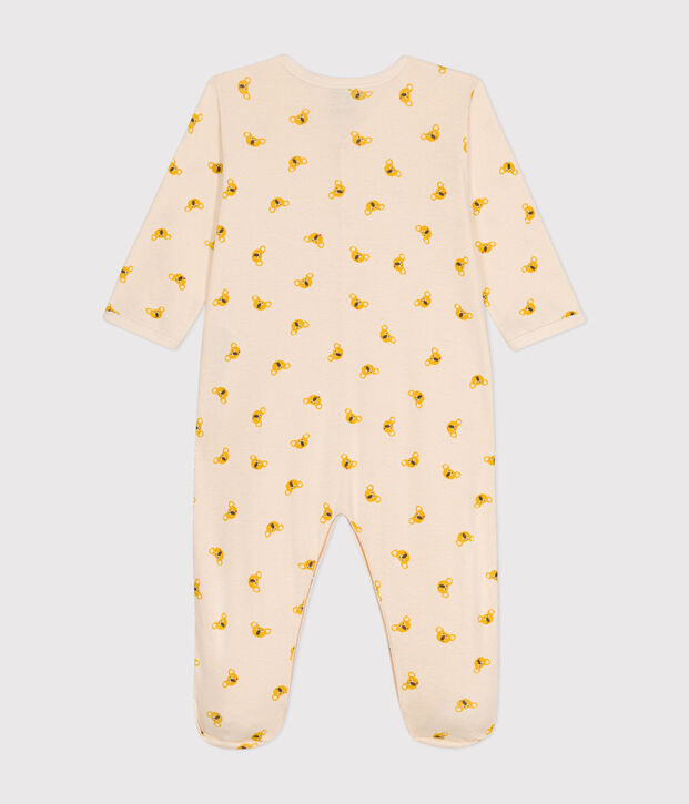 Katoenen koalapyjama voor baby's wit/multicouleur