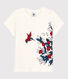 Tee-shirt manches courtes en coton enfant fille
