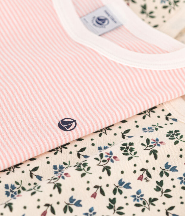 Lot de 2 pyjamas en coton enfant multicouleur