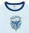 Jongenspyjama blauw LIMOGES/wit MULTICO