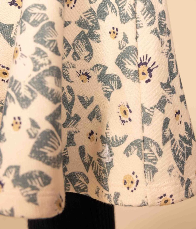 Jupe en molleton bross&eacute; enfant fille blanc AVALANCHE/ MULTICO