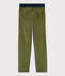 Fluwelen broek kinderen jongens groen MILITARY