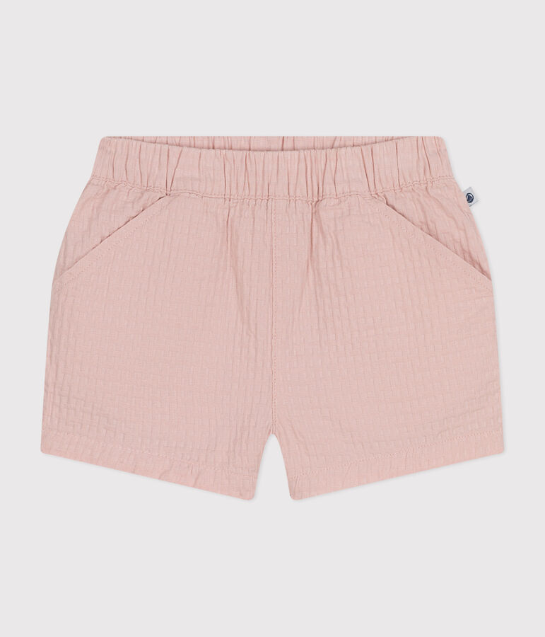 Babyshort met dessing roze