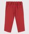 Leuke broek in stevige keperstof voor baby's bruin OMBRIE