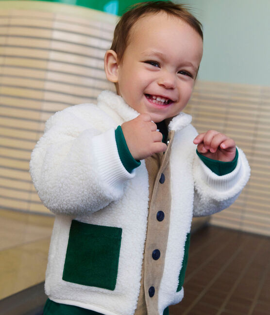 Manteau bébé en sherpa MILK/ MULTICO