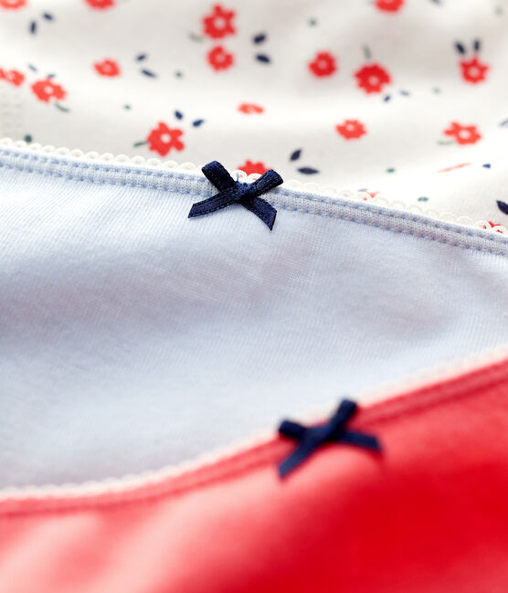 Set van 3 meisjes shorties met bloemenprint van biologisch katoen variante 1
