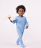 Katoenen babypyjama met streepjes DELPHINIUM/ MARSHMALLOW