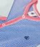Pyjama sans pieds en coton rayé bébé bleu CALVIN/ MARSHMALLOW