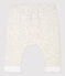 Gechineerd grijze broek van biologische katoenjersey beige MONTELIMAR CHINE