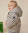 Donsjasje van PU voor baby's wit AVALANCHE/blauw SMOKING