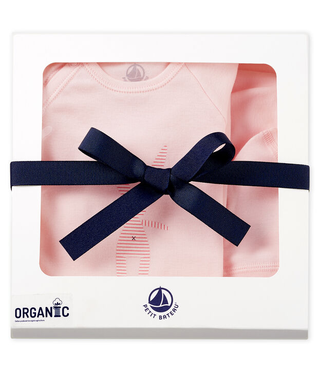 Coffret cadeau naissance en c&ocirc;te multicouleur