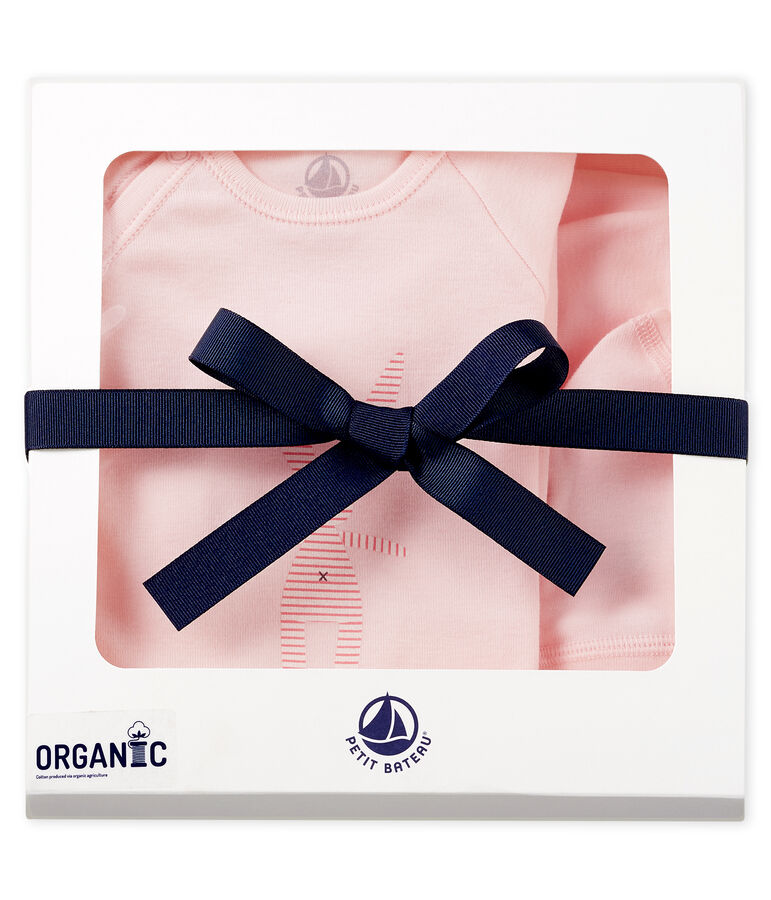 Cadeaukoffer voor pasgeborene van gebreide stof variante 1