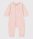 Combinaison longue unie en tubique bio bébé