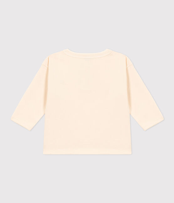 Tee-shirt manches longues en jersey bébé écru AVALANCHE