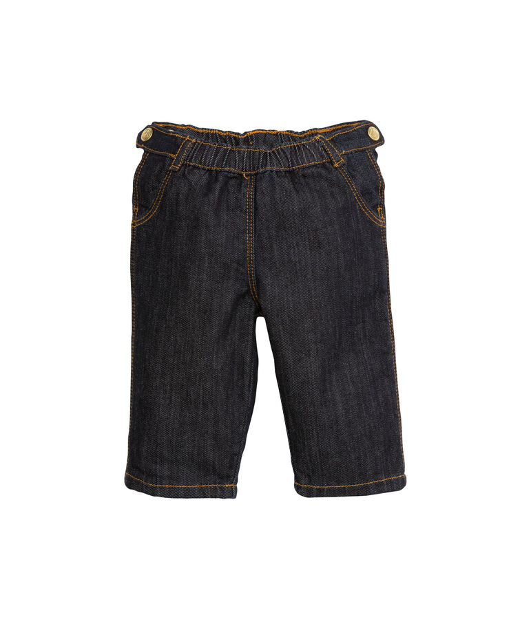 Pantalon b&eacute;b&eacute; fille en denim bleu Jean