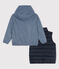 Windstopper 3-in-1 voor meisjes/jongens blauw SMOKING