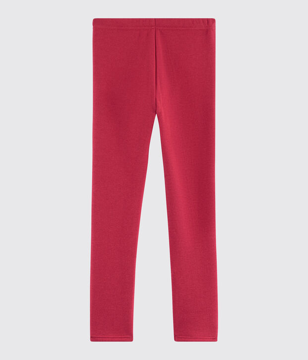 Jegging en molleton enfant fille rose