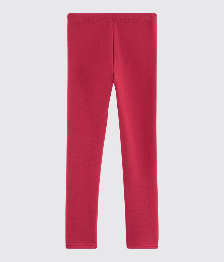 Meisjesjegging in fleece kinderen meisje roze