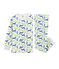 Jongenspyjama van molton wit/multicouleur