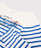 Dames marinière Serge Bloch wit MARSHMALLOW/blauw PERSE