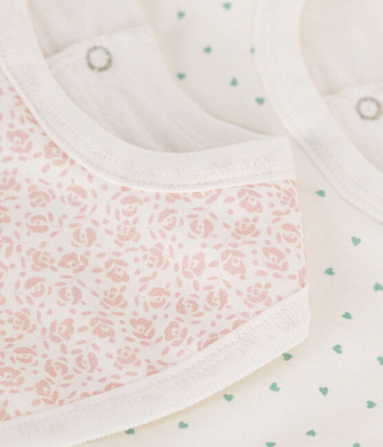 Lots de deux bavoirs bébé en coton variante 2