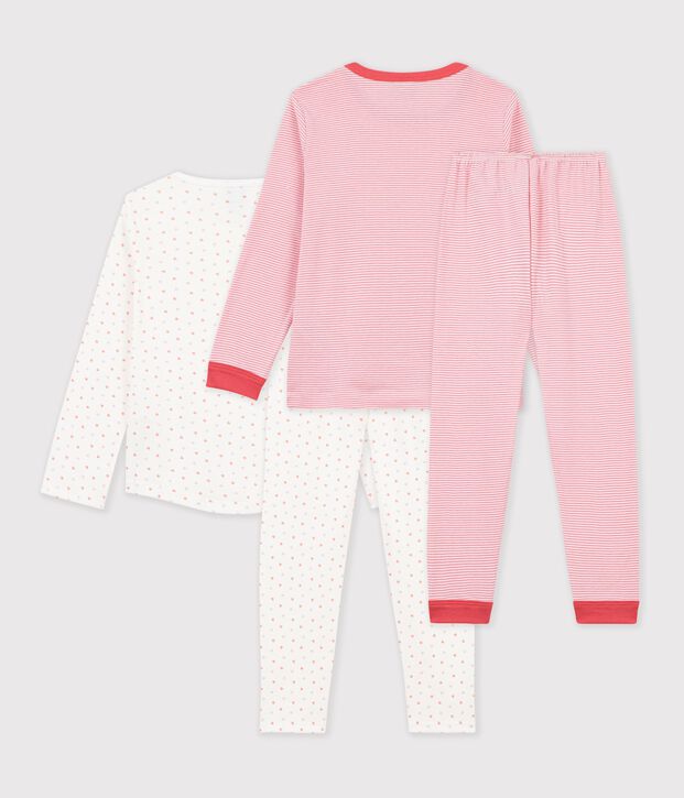 Setje met katoenen kinderpyjama's met print multicouleur