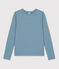 L'ICONIQUE, dames-T-shirt met ronde hals in katoen blauw ROVER