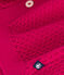 Cardigan en tricot de coton bébé rose DELHI